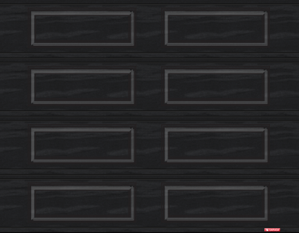 Garaga garage door in the Prestige XL style Black